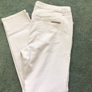 White Michael Kors skinny jeans